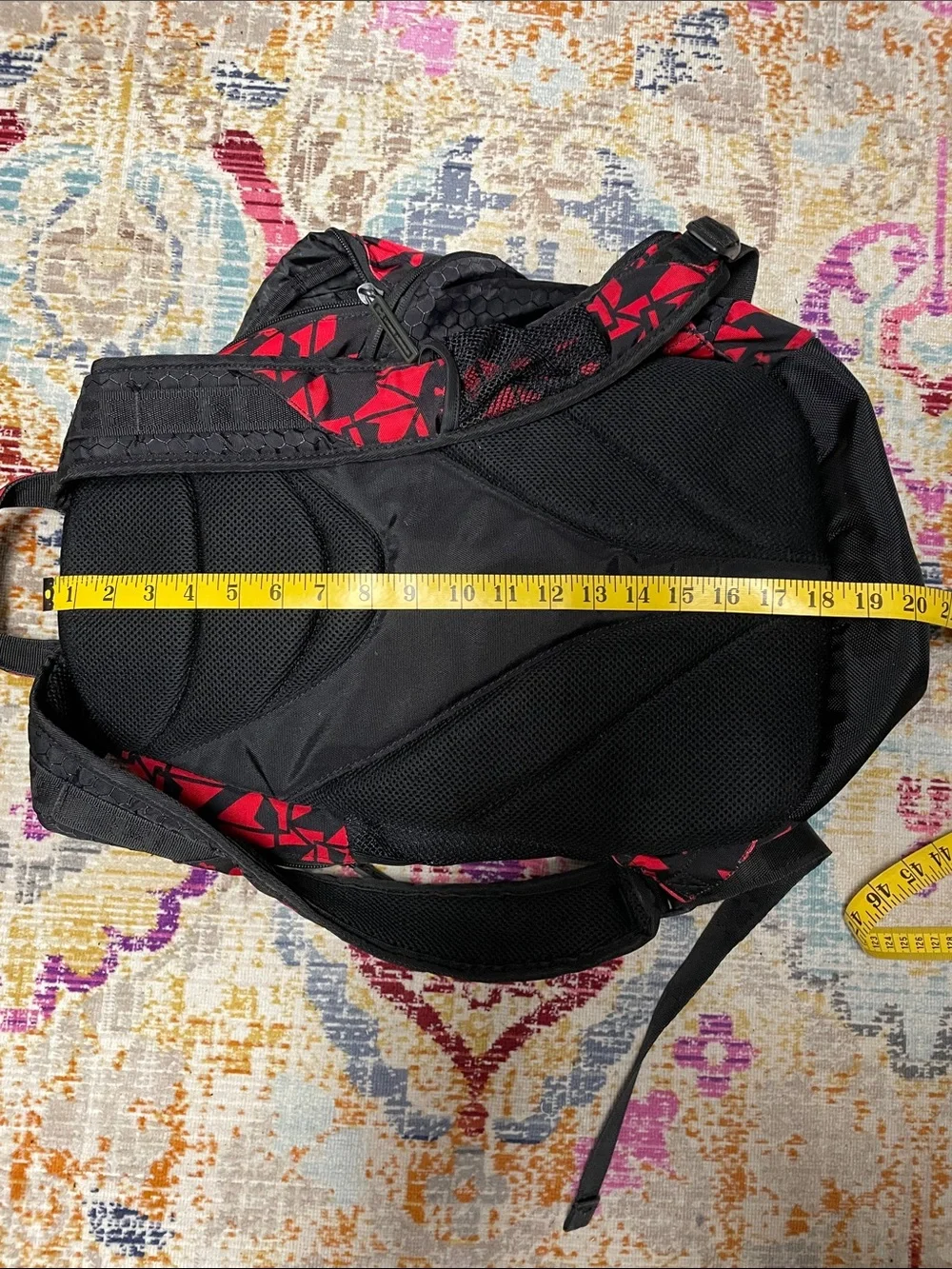 Under Armour black and red backpack